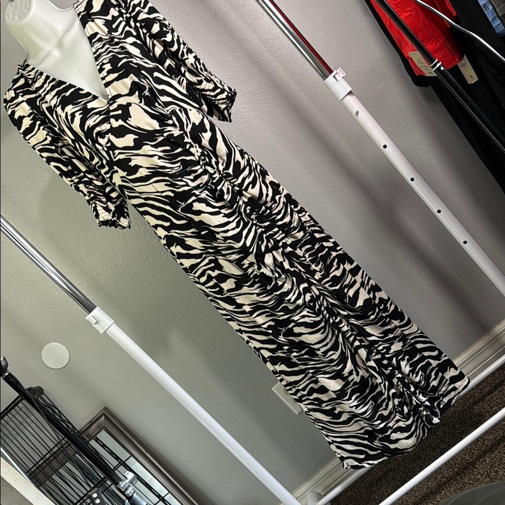 H & M Zebra Print Dress